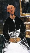 Amedeo Modigliani La Fantesca painting